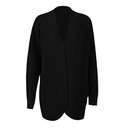 ADJHDFH Girls Sweater Women'S Duster Coat Long