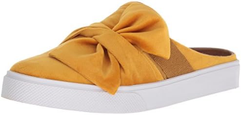 KAANAS Women's Malibu Slide Bow Sneaker, Marigold, 8 M US