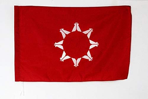 AZ FLAG, Oglala Sioux Tribe Flag, 3x5 Ft, Oglala Lakota Banner with Sleeve, 100% Polyester, Fade Resistant, Vivid Colors