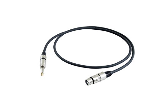 Proel Stage290Lu10 Bk Unbalanced Mono Jack Cable
