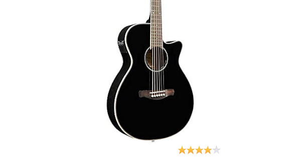 Ibanez AEG8E Cutaway - Guitarra acústica eléctrica, color negro brillante :  Amazon.es: Instrumentos musicales