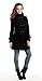 Charex® Women Wool Blends Coat Hooded Double Breasted Trench Coat Slim Long Jacket