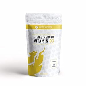 High Strength Vitamin D3 4000IU x 120 Tablets