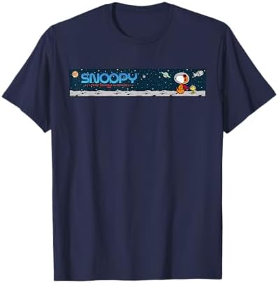 Amazon.com: Peanuts Snoopy First Beagle on The Moon T-Shirt