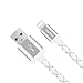 OsyTech iPhone Charger Cable 3 foot Charging Cord Led Lights Durable Lightening Data Sync for iPhone 8 7S 6S Plus 5 Se iPad Mini Air Pro iPod (iOS, 1 Pack)