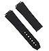 25MM RUBBER STRAP BAND FOR HUBLOT H BIG BANG FUSION + SCREWDRIVER BLACK TOP QLTY