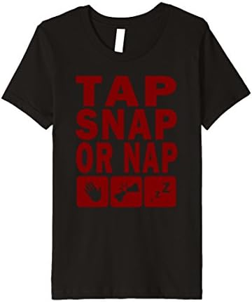 unisex-child "TAP SNAP OR NAP" - BJJ / Judo / Sambo / Wrestling - T-Shirt 10 Black