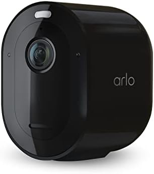 Arlo Pro 5S - Wireless Security Camera 2K HDR - 1 Camera, Black | Wireless Outdoor, Rechargeable Removeable Battery, Event Captions, Emergency Response, 1-Month Trial of Secure Plan Included