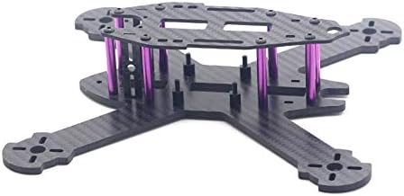 hskrc twe210 210mm wheelbase 4mm arm 3k carbon fiber x type fpv racing frame kit for rc drone