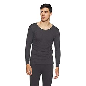 Van Heusen Men Thermal Top – Cotton Viscose Blend – Anti Bacterial, Low Neck, Full Sleeve