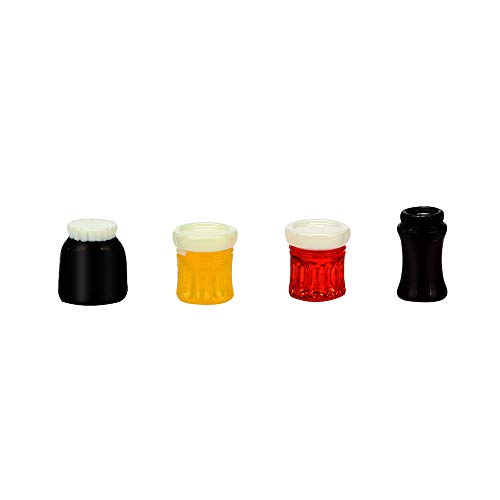 Gbell Yummy Kitchen Condiment Food for 1:12 Mini Dollhouse Kitchen Furniture Decor, Mini Dollhouse Kitchen Room Decor Miniatures Accessory Pretend Play Toy for Little Girls Gifts (Multicolor)