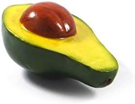 Artificial Avocado Half Large - Plastic Decorative Fruit Vegetable Fake Avacado
