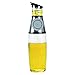 ORIGINAL #1 - Press & Measure 17oz Olive Oil/Vinegar Dispenser/Herb Infuser - no-drip spout, measures in TBSP and ML