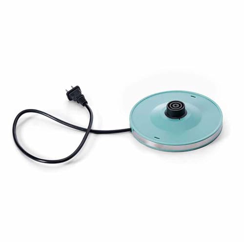JadeCook | Tetera Eléctrica Hervidor de Agua con Infusor Jade Electro| Jarra de Vidrio de 1.7 Litros | Potencia de 1000w | Base Giratoria | Ideal para Café, Té