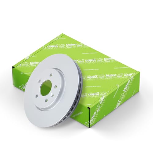 Valeo Disques de Frein Revêtus, Boîte de 2 Disques Ventilés - Essieu Avant - Qualité et Design Similaires à l'OE - 672634