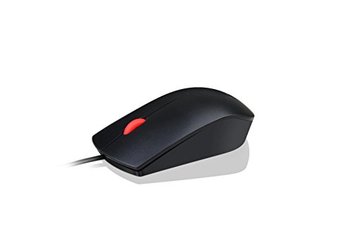 Lenovo Wired Essential USB Mouse ( Lenovo Part #; 4Y50R20863 ) Black, Wired USB, 1600 DPI, 3 Button