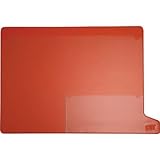 AMC Plastics OGD1780-OR (Orange) Letter Size Bottom End Tab Filing Out Guide - Pack of 25