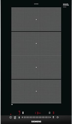 Siemens EX375FXB1E IQ 700 Domino-Induktionskochfeld, 30 cm breit, varioInduktion freie Platzwahl, powerMove Plus voreingestellte Leistungsstufen, powerBoost schnelleres Kochen