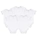 Touched by Nature Organic 5 PackBodysuit, White, 6-9 Months