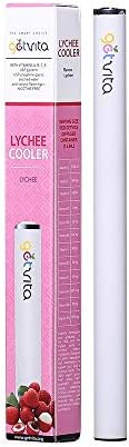 GetVita® (Lychee Cooler) - San Francisco's Organic MultiVitamin Diffuser Inhaler w/Vitamins A C D E B1 B2 B3 B5 B6 B7 B8 B12 B15 - Longer Lasting 500+ Inhalations