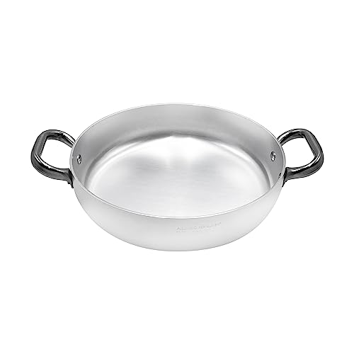Pentole Agnelli Professional Aluminium 3 Mm. Omelette Pan With 2 Handles, Diameter 40 Cm.