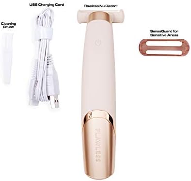 finishing touch flawless nu razor portable cordless rechargeable electric razor