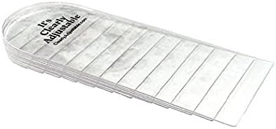 Clearly Adjustable Heel Lift, Clear Long Lasting, Easy Fit, Heel Lift, Moulds to Foot & Shoe