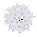 Bomarolan Calla Lily Artificial Flowers Real Touch Bridal Wedding Bouquet Latexs for Birthday Party Home Décor Pack of 24 (White)