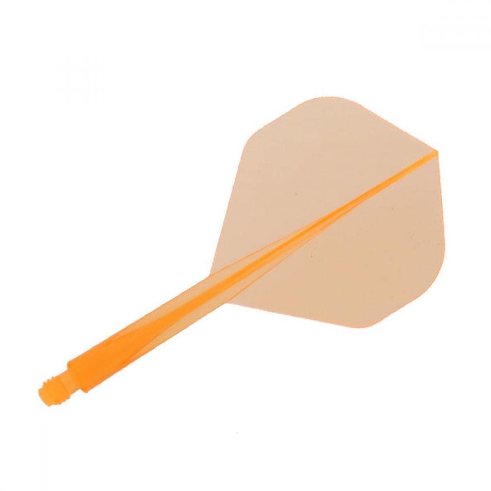 Trinidad Condor AXE Dart Flights | Standard Size | Neon Orange | One‑Piece Integrated Shaft & Flight System | Precision & Durability.