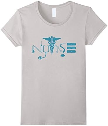 Women's Nurse shirt XL Silver