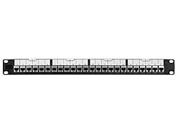 Monoprice Cat6 1U Patch Panel - 19in, with Loaded