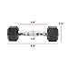 CAP Barbell Coated Hex Dumbbell Weights, Pair