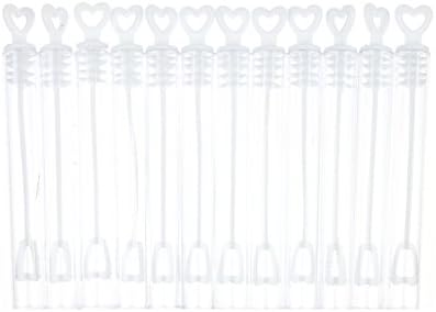 Anysell88 12PCS Bubble Soap Bottle Empty Tubes Party Favor for Wedding Birthday Festival Decoration