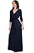 KOH KOH Womens 2025 Long Sleeve Casual Cocktail Flowy V-Neck Gown Maxi Dress