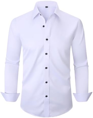 affordable fitted dress shirts Blue 16 X 33 Tailored Fit Dress Shirts