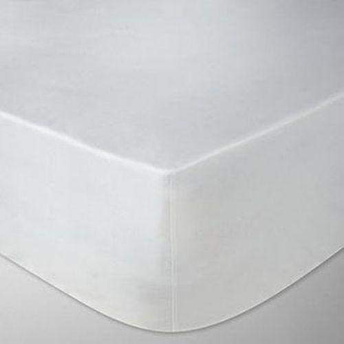 Every Thread Counts 4 Feet Small Double Size Hotel Quality Extra Deep Fitted Sheet Made with 400 Thread 100% Egyptian Smooth & Durable Cotton Satin fitted bed sheet (White)