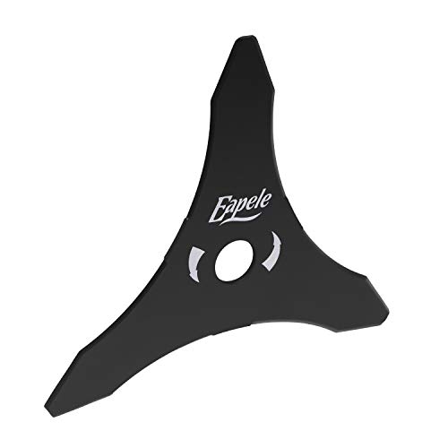Eapele 10inch Brush Cutter Blade Weed Eater Blade, Carbide Steel Double Sided Blade,3 Teeth