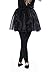 Classic Layered Princess Tutu for Holiday Costumes, Fun Runs,and Everyday Wear Over Leggings Black