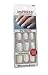 Kiss imPress Press-On Short Length Iridescent White Nails 74093 Next Wave