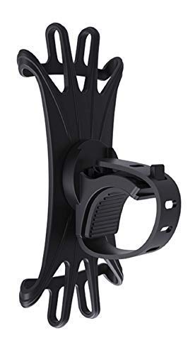 Floppy 360° Universal Bike Anti Shake and Stable Cradle/Mount Silicone Mobile Holder, Multi Angle Rotating Handlebar Sta