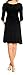 Happy Mama women Maternity Pregnancy Easy Breastfeeding Circle Jersey Dress 282p Black 10