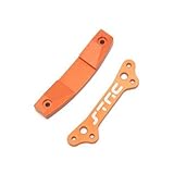 ST Racing Concepts STH103326O Aluminum Front and Rear Chassis Brace for The HPI Blitz and E-Firestorm, Orange