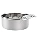 Mumusuki Parrot Bird Food Water Feeding Bowl Container Parakeet Bird Feeder Cage Accessory Stainless Steel (L)thumb 3