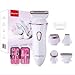 Ladies Electric Shaver, Morpilot 4 in 1 Cordless Electric Razor for Woman and Waterproof Body Hair Bikini Trimmer, Wet/Dry Rechargeable Woman Shaver with FDA Approved (4 IN 1)