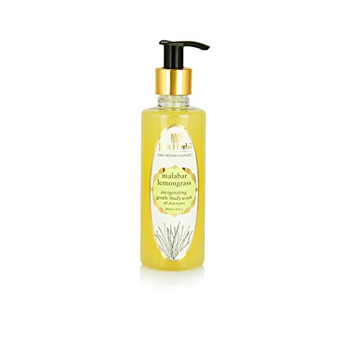 Just Herbs Malabar Lemongrass Body wash, Shower Gel for Men & Women, Chemical Free|Shower Gel - 200 ML