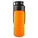 H2O4K9 Insulated Stainless Steel Dog Water Bottle and Travel Bowl, 25-Ounce, Sar Orange