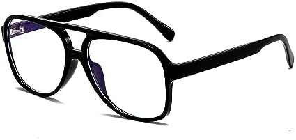 Amazon.com: JOVAKIT Oval Blue Light Blocking Glasses for  display picture 1