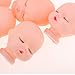 Fityle 10pieces Vinyl Baby Doll Head for Artist Hand Painting Doll Body Part DIY Replacement Keychain