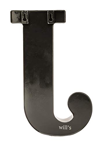 Wine Cork Holder - Metal Monogram Letter (J)