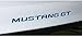 1994-98 FORD MUSTANG GT REAR BUMPER VINYL INSERTS Decals Letters - 38 Colors to choose from (Color :: White)